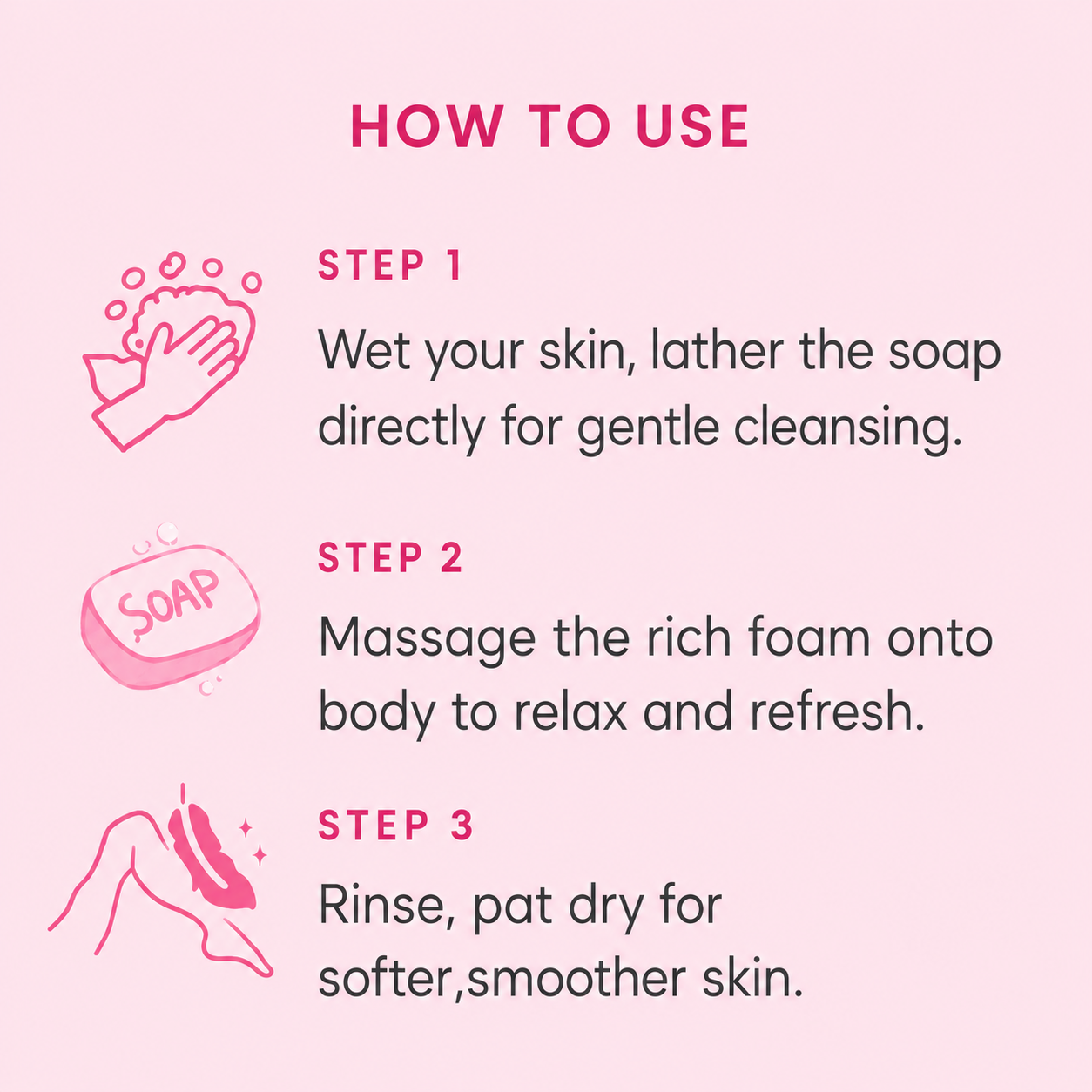 Aloe-Rose Soap (Pack of 4) - Image 4